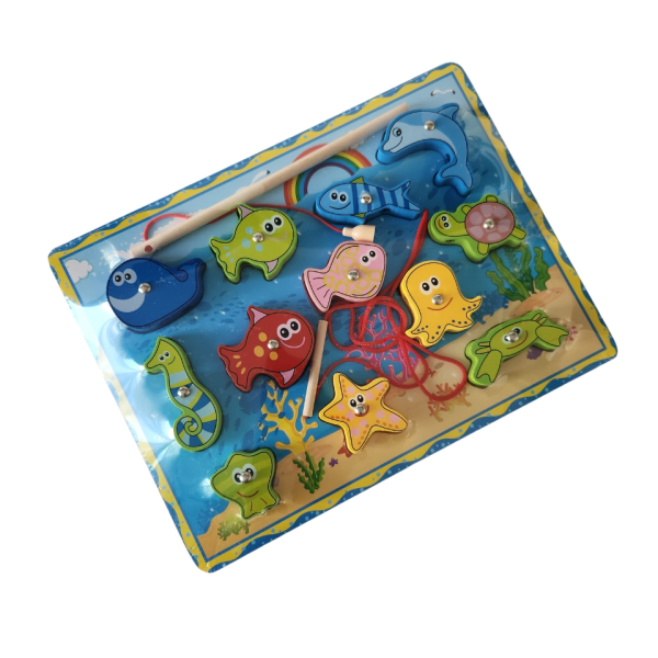 Tabla de Pescar con Figuras Marinas – Diversión y Aprendizaje en Cada Captura