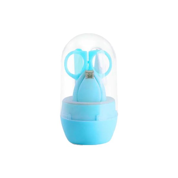Set cortaúñas 4 en 1 para bebes celeste