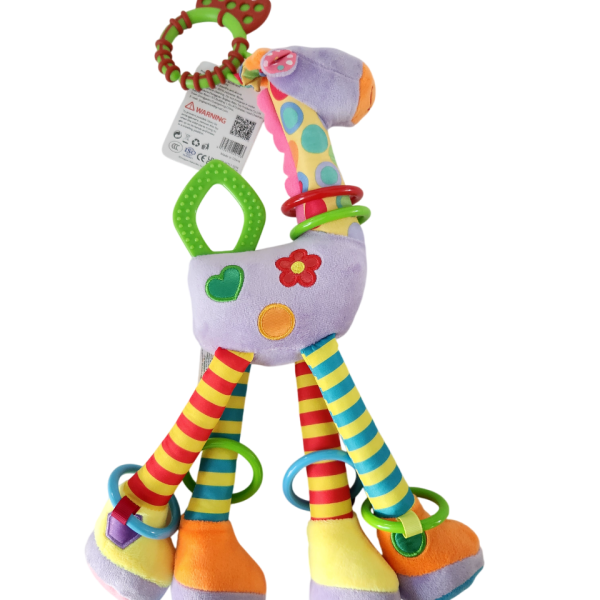 Jirafa sonajero Peluche Sensorial – Diversión y Estimulación para Tu Bebé