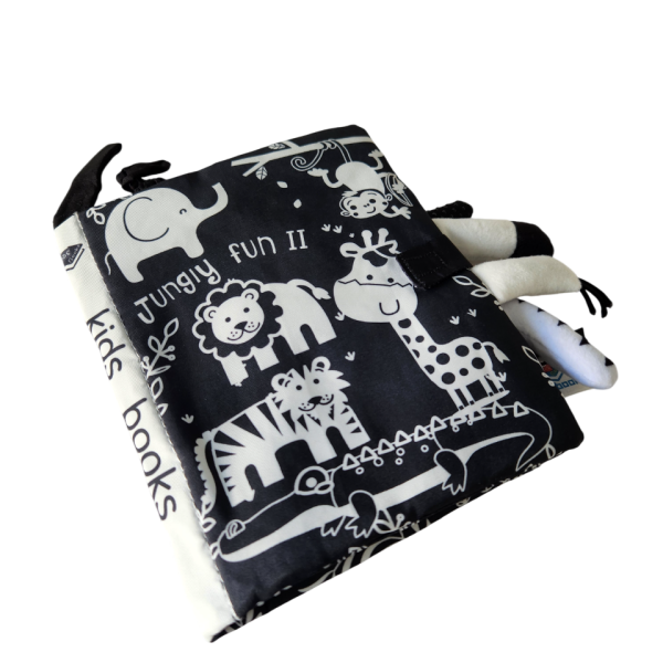 Libro sensorial blanco y negro