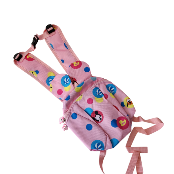 Mochila con arnés Disney rosada