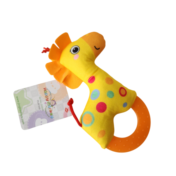 Sonajero Mordedor Animal caballito amarillo