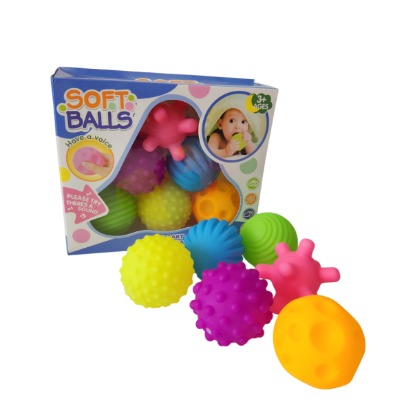 Pelota texturizada varios colores