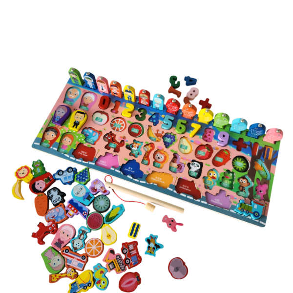 Tabla gigante de madera varios colores