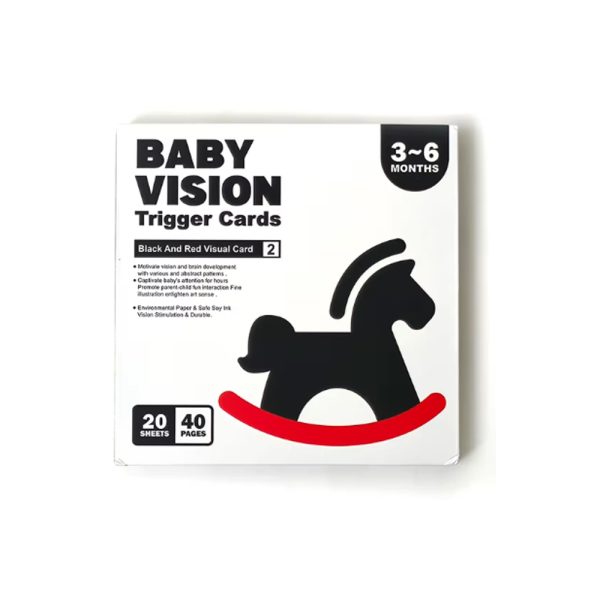 Tarjetas de Estimulación Visual – Negro y Blanco 3 a 6 Meses