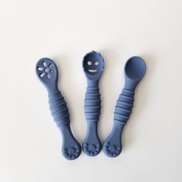 Cuchara alimentación primera etapa Azul