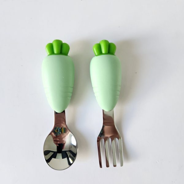 Cuchara Alimentación etapa 2 zanahoria verde