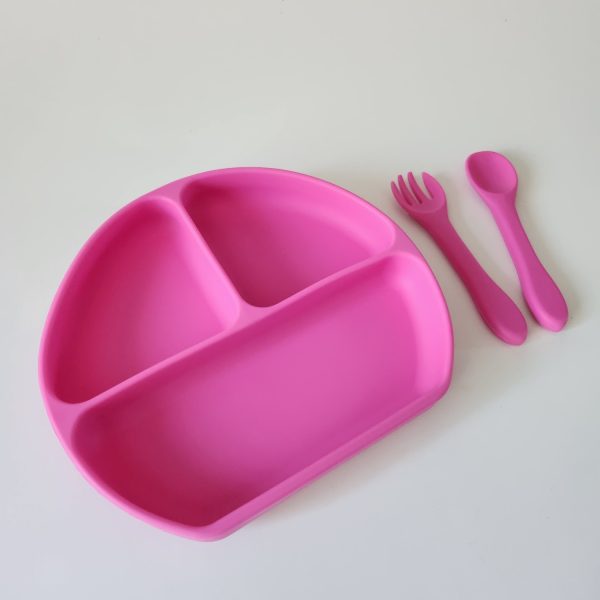 Plato silicona FUCSIA